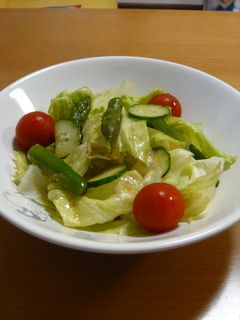 グリーンサラダ-レシピのメイン写真