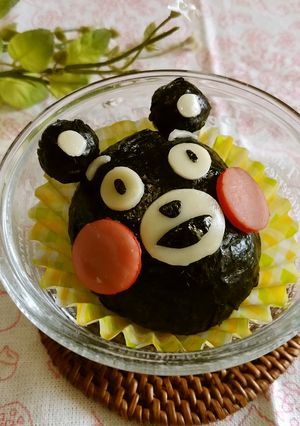 くまモンのおにぎり-レシピのメイン写真