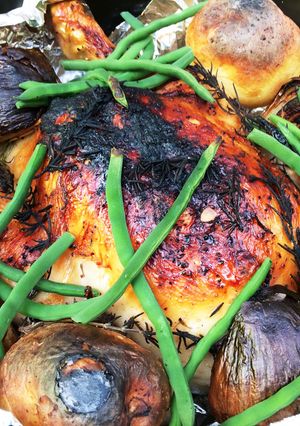 ダッチオーブン★鳥の丸焼き-レシピのメイン写真