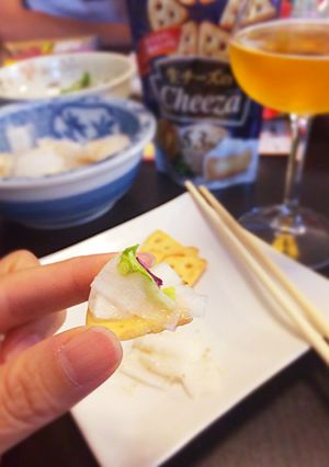 カブのマリネサラダon生チーズのチーザ-レシピのメイン写真