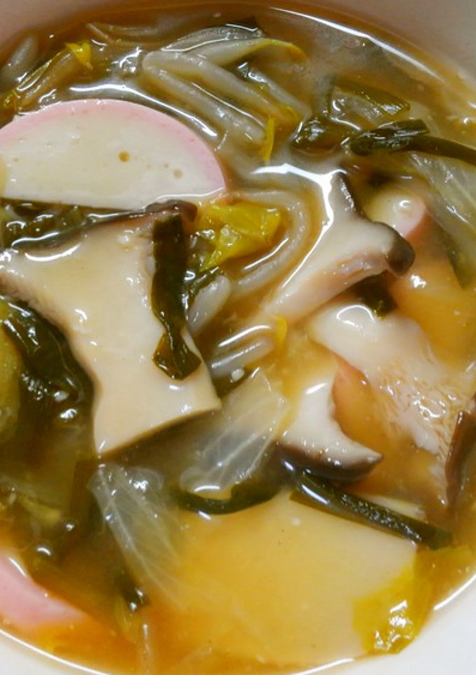 簡単！もやしレタス エリンギの中華スープ-レシピのメイン写真