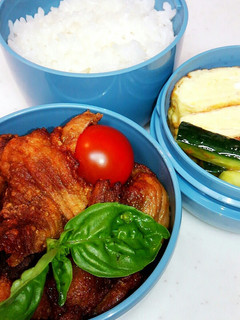 息子弁当 豚肉のしょうゆ揚げ弁当-レシピのメイン写真