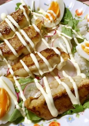 餃子ｄｅカフェ丼-レシピのメイン写真