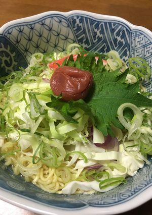 簡単ローカロランチ『キャベツ塩ラーメン』-レシピのメイン写真
