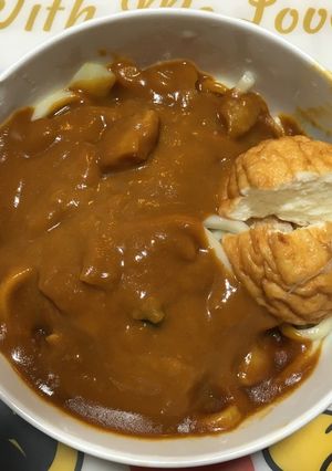 魚河岸あげで牛肉カレーうどん-レシピのメイン写真