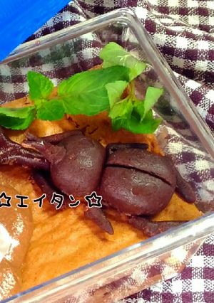 食べれちゃうカブトムシ❤ケーキの飾りに-レシピのメイン写真