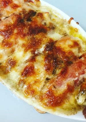 夫の大好物☆焼きカプレーゼ-レシピのメイン写真