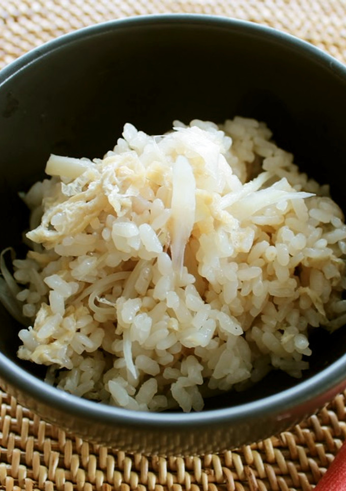レンジで作る♪新生姜の炊き込みごはん-レシピのメイン写真