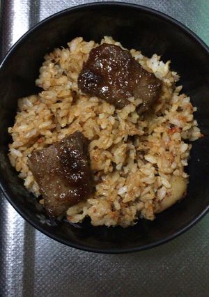 カジカの肝和えでチャーハン！-レシピのメイン写真