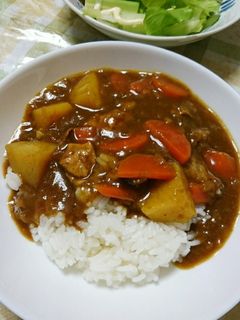 特別な材料なし!市販ルーでおいしいカレー-レシピのメイン写真