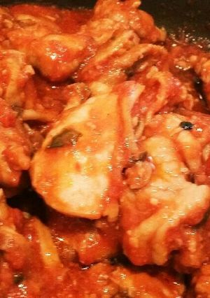 トマトと鶏肉の煮込み-レシピのメイン写真