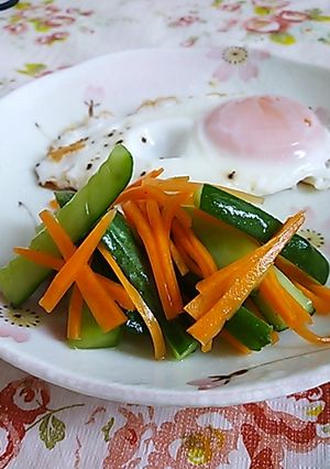 明日の朝食に!きゅうりの浅漬け-レシピのメイン写真