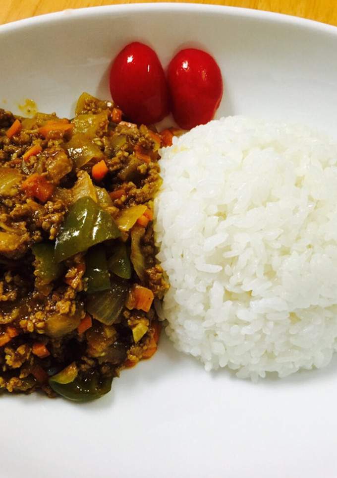 茄子のキーマカレー簡単♪-レシピのメイン写真