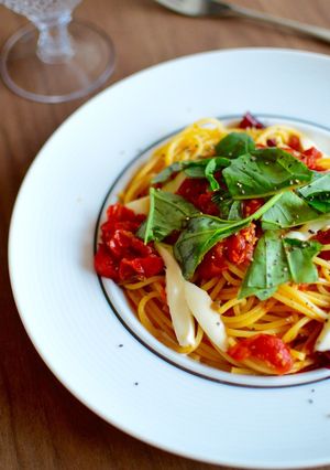 フレッシュトマトソースのピリ辛パスタ-レシピのメイン写真