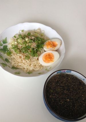 冷たい黒ごま塩つけ麺-レシピのメイン写真
