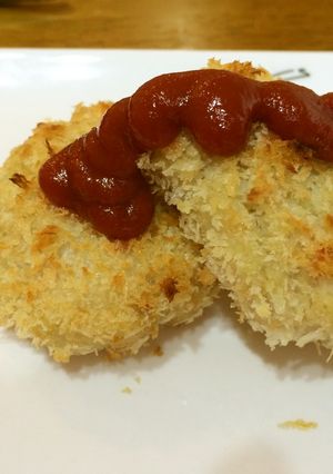 卵なし　ヘルシー　焼きコロッケ-レシピのメイン写真
