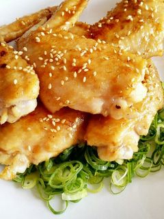 ゆず香る!手羽先のジューシー照り焼き☆-レシピのメイン写真