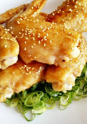 ゆず香る！手羽先のジューシー照り焼き☆-レシピのメイン写真