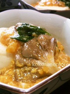 揚げ出し豆腐のとろ玉あんかけ-レシピのメイン写真