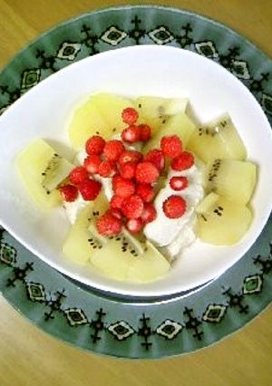 ヘルシー♥豆腐deクリームパフェ♪-レシピのメイン写真
