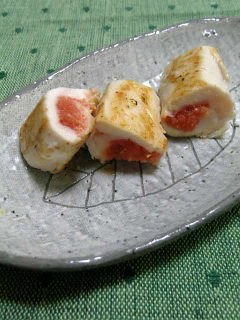 明太子のささみロール焼き-レシピのメイン写真