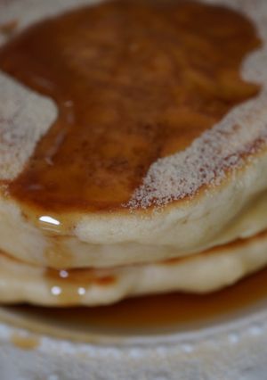 もちもちメープルパンケーキ-レシピのメイン写真