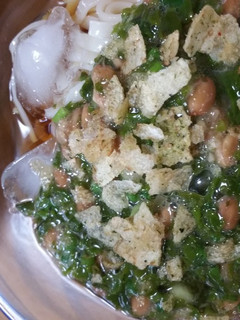今日も♥めかぶと納豆の冷たいうどんランチ-レシピのメイン写真