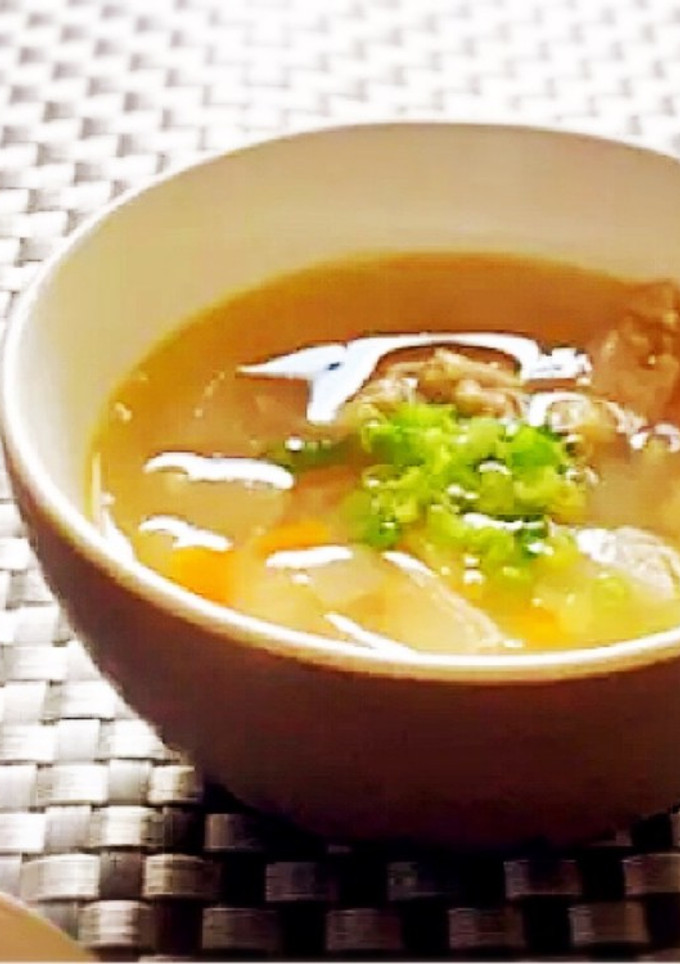 新玉ねぎと生姜のからだに優しいスープ-レシピのメイン写真