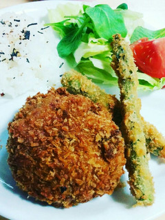 お野菜ゴロゴロ☆メンチカツ-レシピのメイン写真