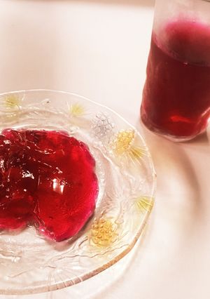 赤しそゼリー-レシピのメイン写真