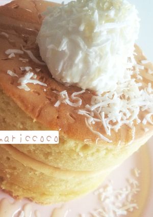 ココナッツミルクパンケーキ♡高野豆腐-レシピのメイン写真