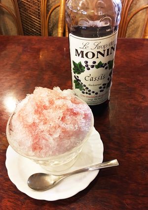 カシス味★大人のかき氷-レシピのメイン写真