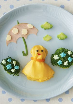 てるてる坊主オムライス-レシピのメイン写真