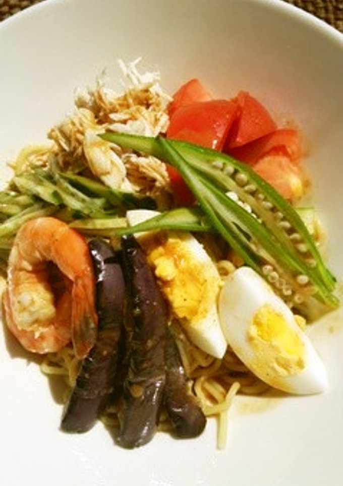 夏野菜の冷やし中華-レシピのメイン写真