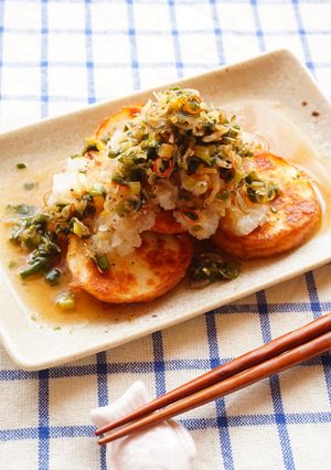 魚河岸あげ®のおろしじゃこソースがけ-レシピのメイン写真