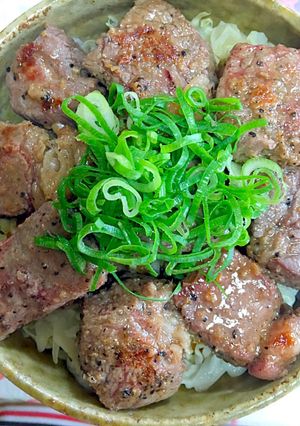 簡単安いな牛肉ステーキ丼-レシピのメイン写真