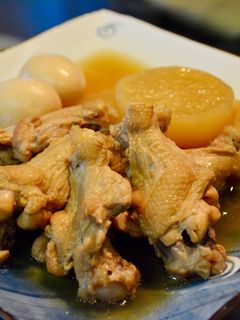 手羽元と大根の酢醤油煮♪-レシピのメイン写真