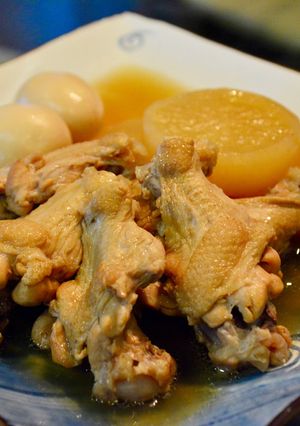 手羽元と大根の酢醤油煮♪-レシピのメイン写真