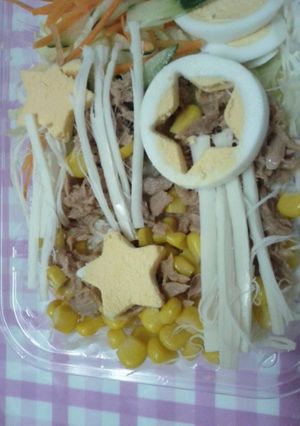 流れ星サラダ♪七夕に♪-レシピのメイン写真
