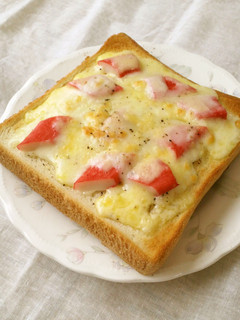 カニかまチーズトースト-レシピのメイン写真