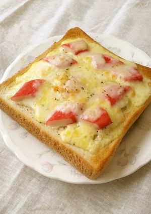 カニかまチーズトースト-レシピのメイン写真