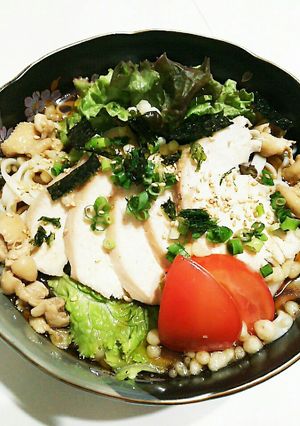 さっぱり♪冷た～い♪サラダうどん-レシピのメイン写真