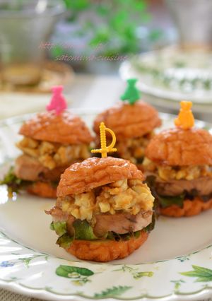 マグロ＆タルタルの照り焼きバーガー☆-レシピのメイン写真