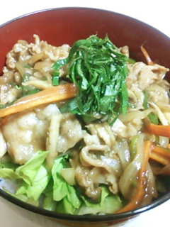 豚と野菜たっぷり甘辛丼☆-レシピのメイン写真