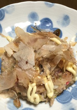 小麦粉ナシ、ふんわりおからお好み焼き-レシピのメイン写真