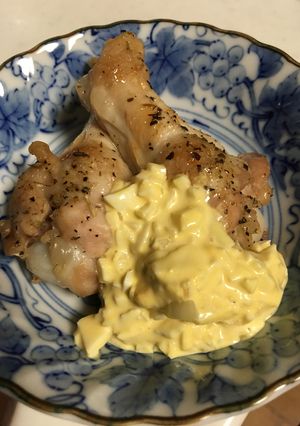 鶏肉スペアリブ香草焼きタルタルソースで-レシピのメイン写真