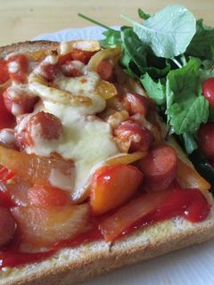 ピザトースト-レシピのメイン写真