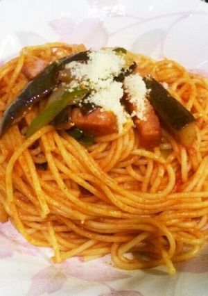 茄子とベーコンのナポリタン☆-レシピのメイン写真