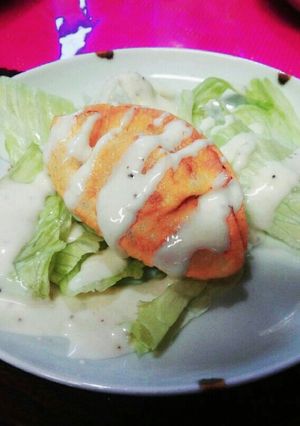 揚げ餃子でシーザーサラダ♪-レシピのメイン写真