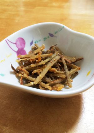 余ったきんぴらごぼうで！パリパリ焼き-レシピのメイン写真